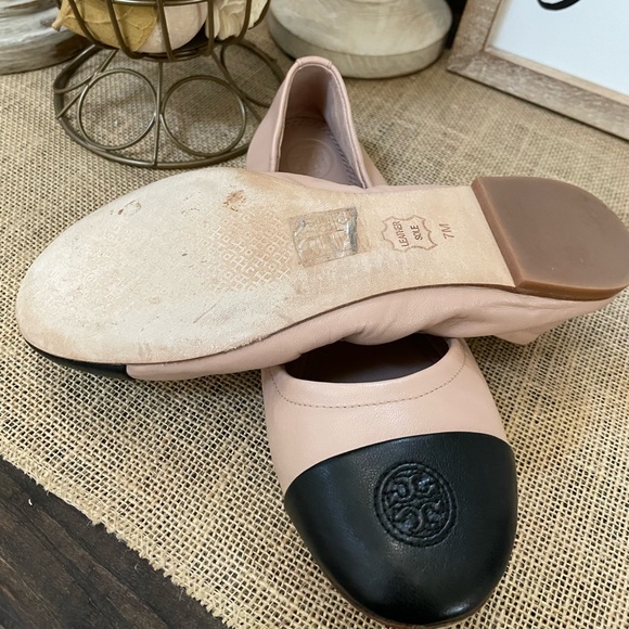 Tory Burch Color Block Ballet Flats - Picture 3 of 7